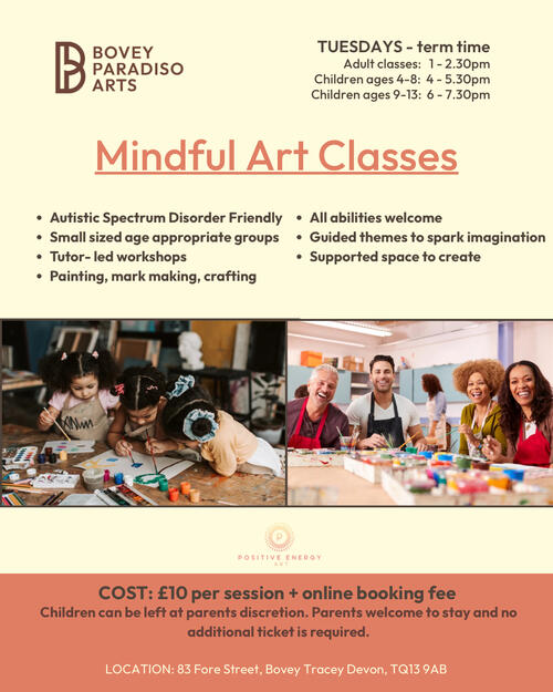MINDFUL ART CLASSES - APRIL image 1