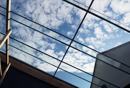 Glass Roof in place! image 3