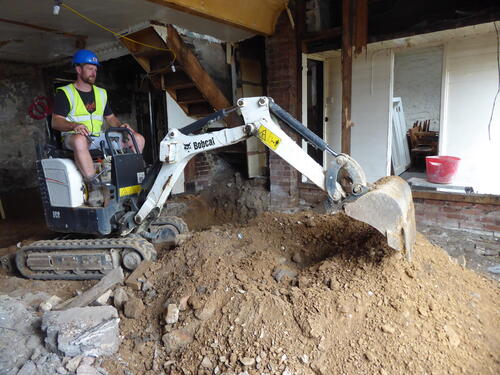 The contractor has started!! image 1