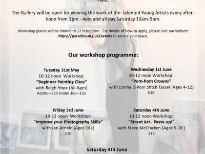 Young Artists Exhibition & Workshops